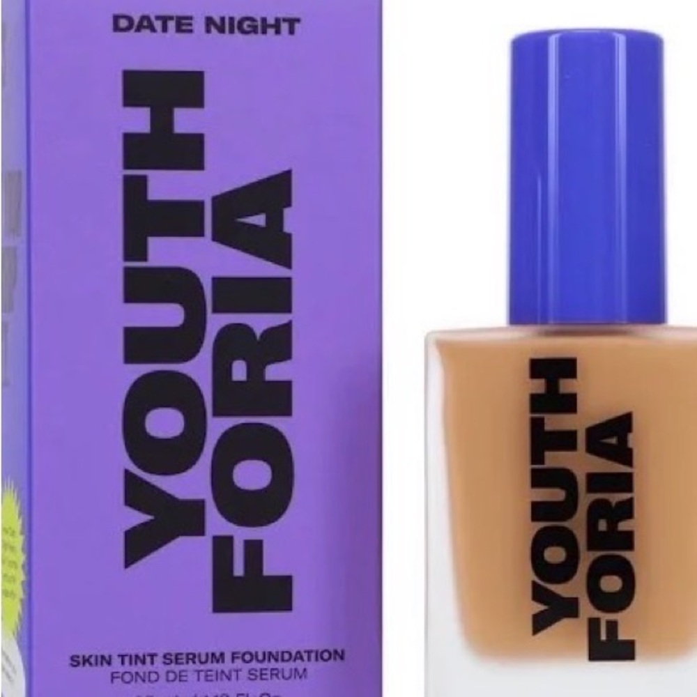 YOUTHFORIA Date Night Skin Tint Foundation 315-Light Medium-Medium Neutral NIB